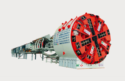 Máquina tuneladora con escudo de equilibrio de presión de tierra compuesto