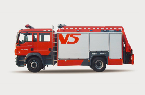 Спасательная пожарная машина